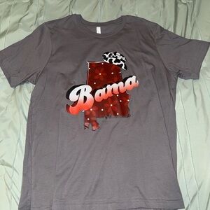 Gray Bama Graphic T-Shirt